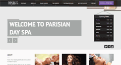 Desktop Screenshot of parisiandayspa.net